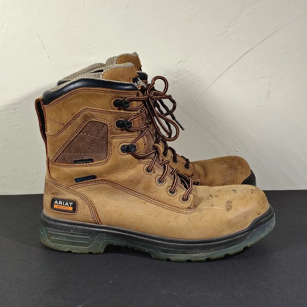Ariat Work Boots Mens 9 D Tan Turbo 8